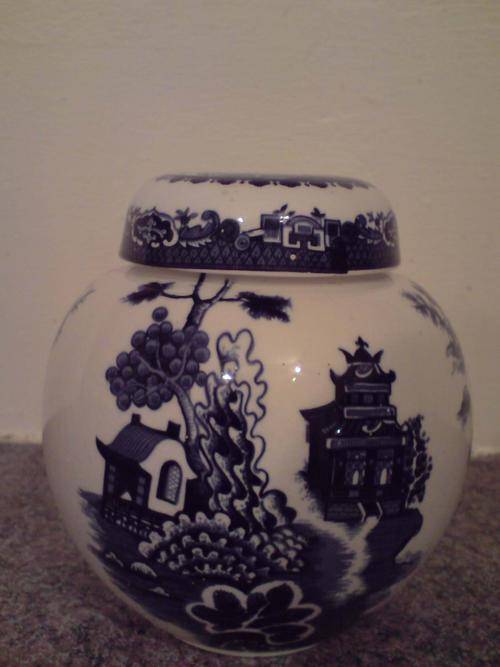 Twinings Willow Pattern Tea Caddy