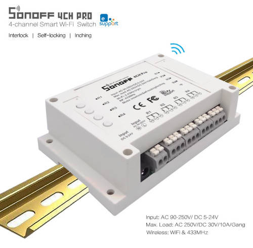 Sonoff 4 Channel PROR2 RF433\WIFI Smart Controller