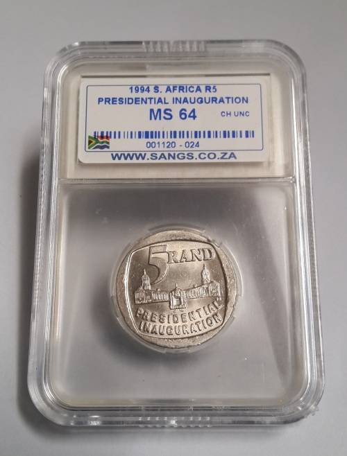 1994 Inauguration R5  MS64   Starting @ R1