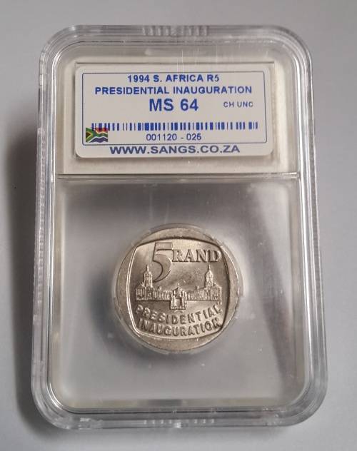 1994 Inauguration R5  MS64   Starting @ R1