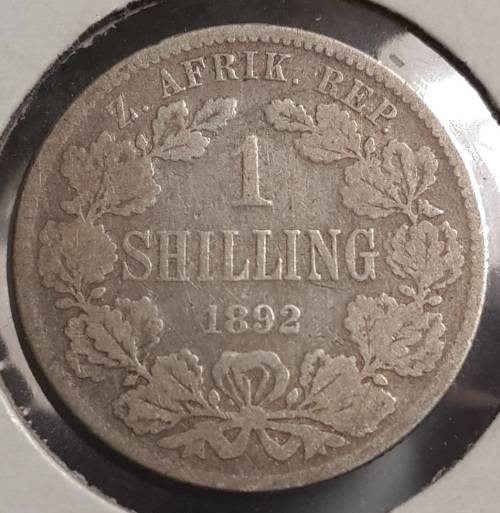 1892 ZAR 1 Shilling    ""WOW"" Starting @ R1