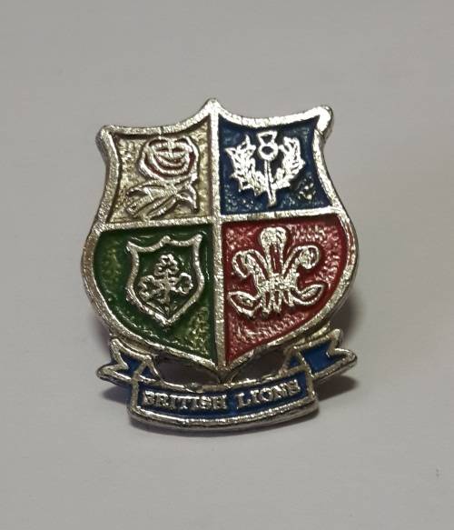 British Lions Rugby Badge  ( Please Note No Pin )    A35