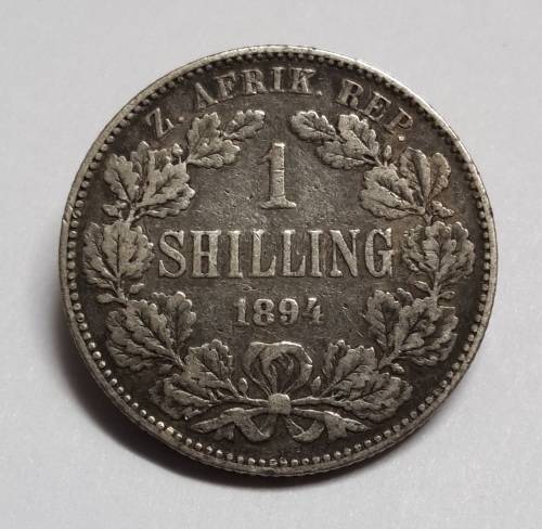 1894 ZAR One Shilling   Well Toned     Starting @ R1        H1
