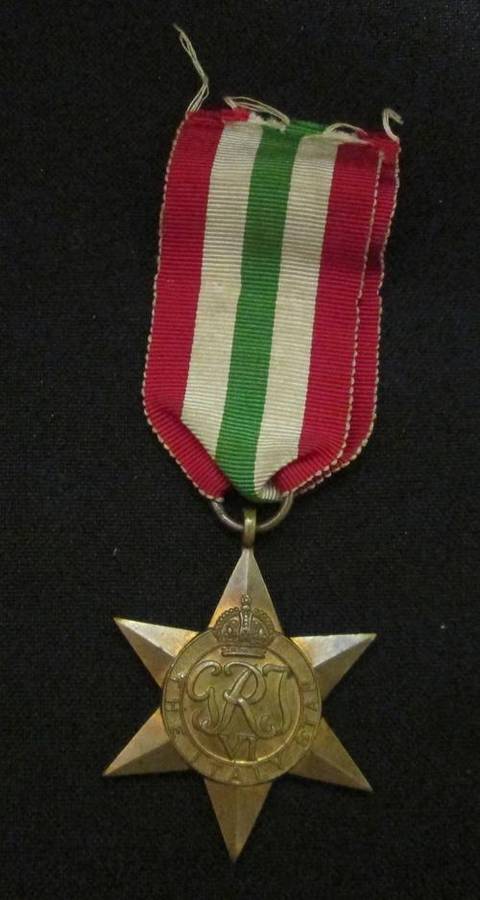 The Italy Star Full Size  No Name