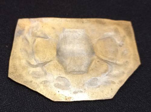 South African Navy Mine Counter Measures Flotilla STRIKE PLATE   `` RARE ``  Size: 63 x 45mm  SS17