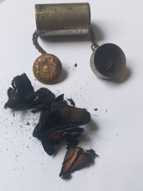 Tonteldoos / Tinder box   Boerwar Era   Size: 54mm Height  and 26mm Diameter