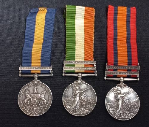 Cape of Good Hope General Service, QSA and KSA medals to 589 CORP/SERJT .F.L.NIGHTINGALE C.P.C.E