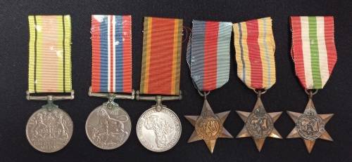 WW2 Medal Group  Awarded To J.P BOTHA  215921