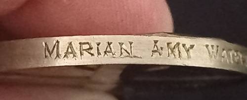 Voluntray Medical Service Medal Full Size  Awarded To  MARIAN AMY WATERMEYER HERBERT