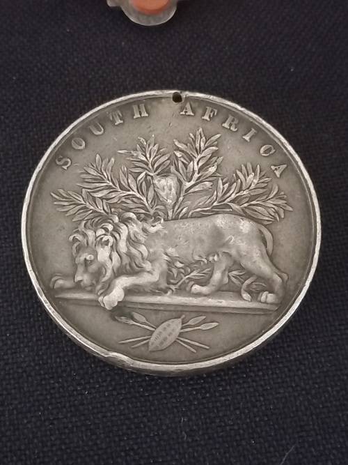 Medal Group and South Africa Medal ( ZULU Medal ) With Insignia From Two Family Members