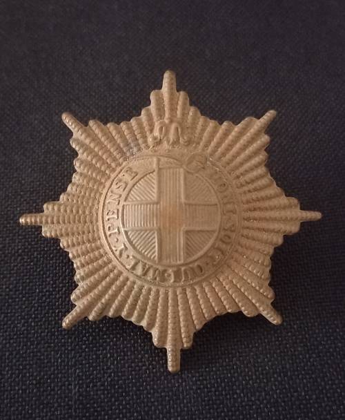Great War Coldstream Guards Cap Badge      ( Makers Mark FIRMIN )         X92