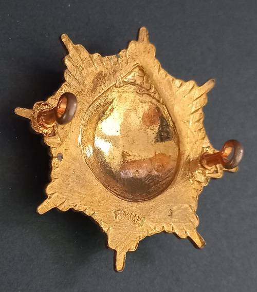 Great War Coldstream Guards Cap Badge      ( Makers Mark FIRMIN )         X92