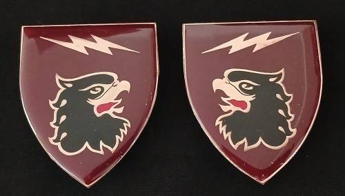 44 Parachute Brigade  Signal Regiment Flash Set Circa.1978-1999                               F8