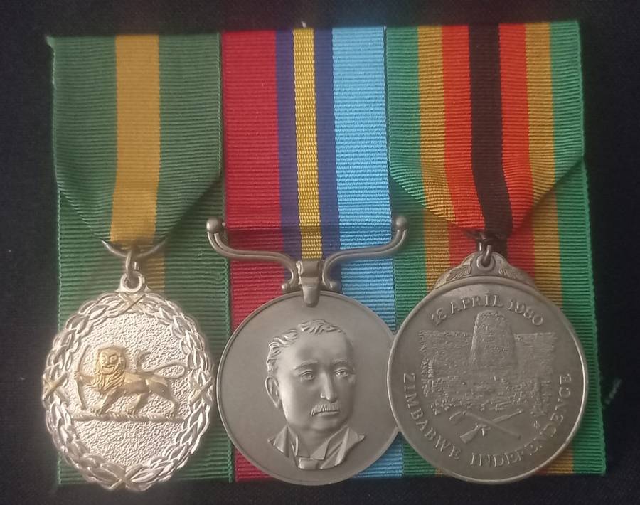 Rhodesian Medal Group Awarded To : 22034 T/SGT STEWART D.J.