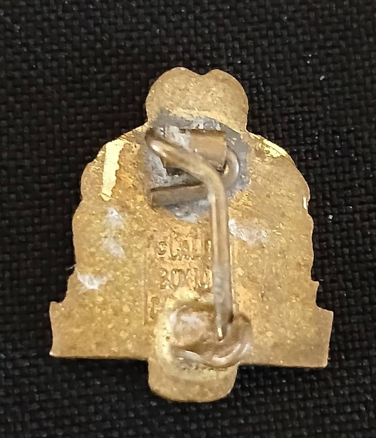 REGIMENT TOBIE MULLER ENAMEL LAPEL BADGE   ` STERK EN FIER `  *** RARE ***    V110