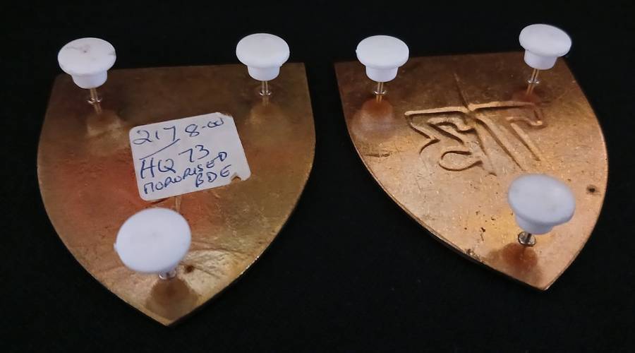 SADF 73 MOTORISED BRIGADE HQ SHOULDER FLASH PAIR       MM24