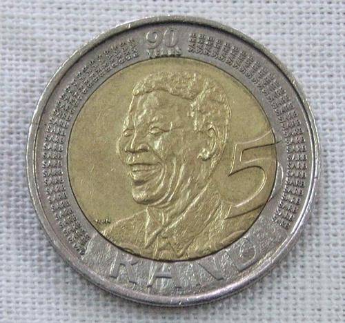 Mandela 2008 Birthday R5 Circulated - F