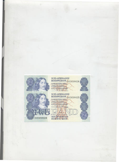 2 x G de Kock R2 A/E CU 2458423 & 24 U