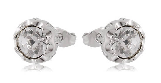 Rigant 18K RGP Alloy Earring (White Gold)