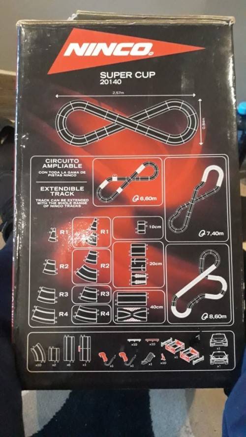 Ninco Supercup Scalextric Porche car set