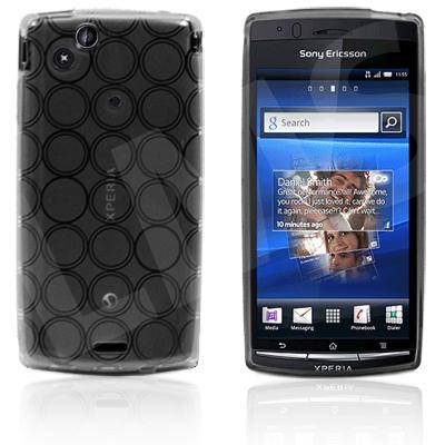 Hydro Gel Back Case Cover for Sony Xperia Arc X12 Arc S Smoke