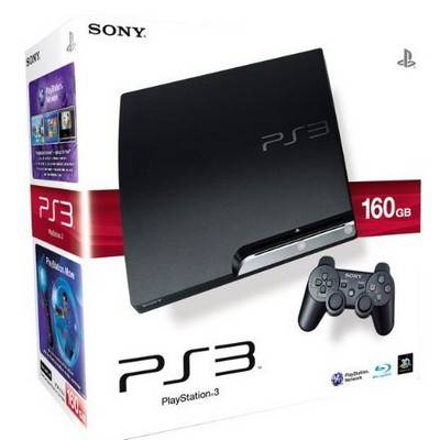 Sony Playstation 3 Slim Console 160Gb Hard Drive PS3 BRAND NEW !!!!!!
