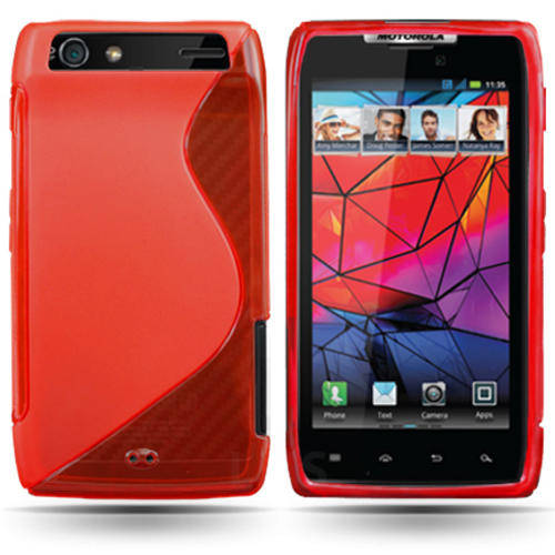 S-Line Pouch for Motorola DroDroid Razr XT910 (Red TPU)