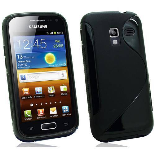 TPU S-Line Pouch for Samsung Galaxy Ace 2 i8160 (Black)