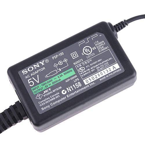 Original PSP Charger / Powersupply 5V 2.0A + Power Cord for Sony PSP 1000 2000 3000