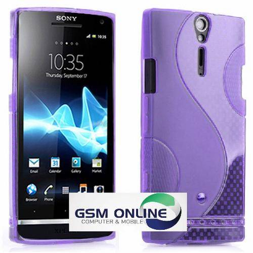 S-Line Case Cover Pouch for Sony Xperia S / Sony Xperia Arc HD Lt26i (Purple) - Clearance