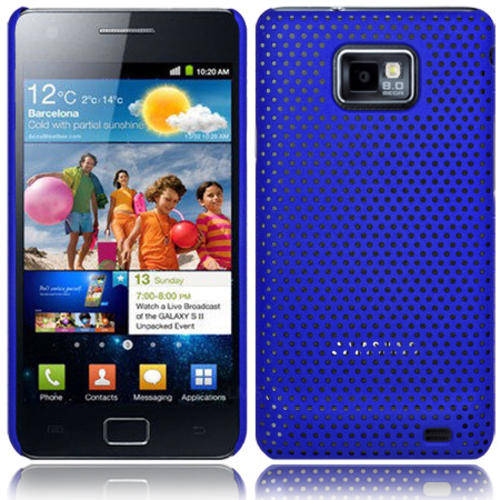 Mesh Case for Samsung Galaxy S2 i9100 Royal Blue