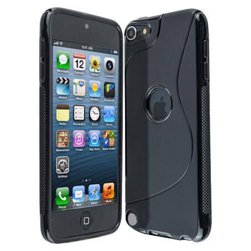 S-Line Gel Cover for Apple iPod Touch 5 (Black) + Screen Protector