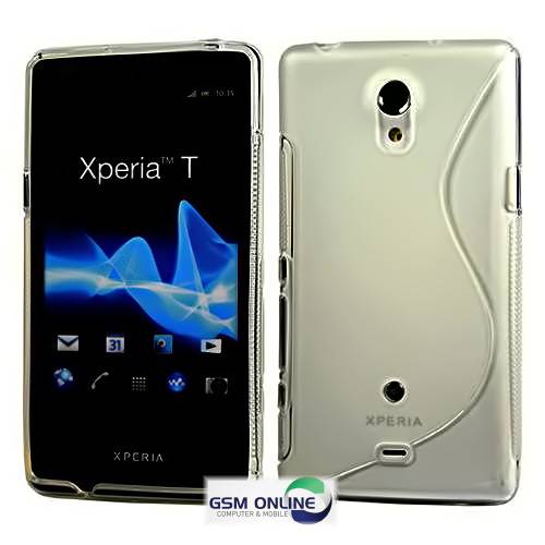 S-Line Case Cover for Sony Xperia T LT30P (Smoke)