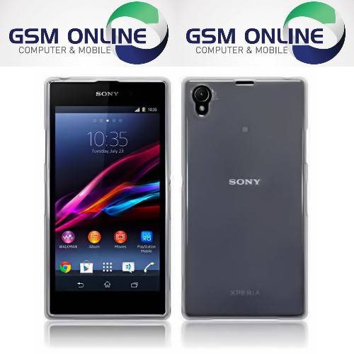 TPU Gel Case Cover for Sony Xperia Z1 (Smoke) L39H / C6902 / C6903 / C6906 / C6943