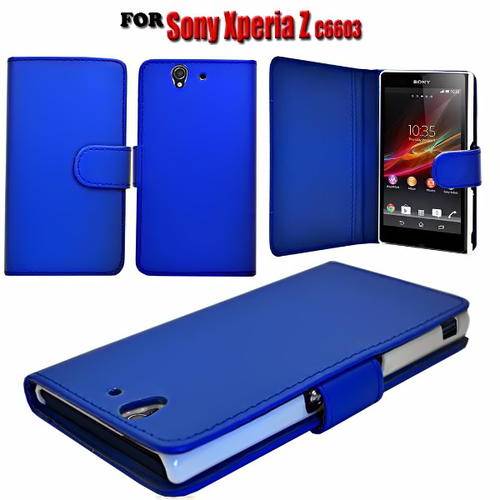 Book Type Flip Case for Sony Xperia Z - Cheap shipping