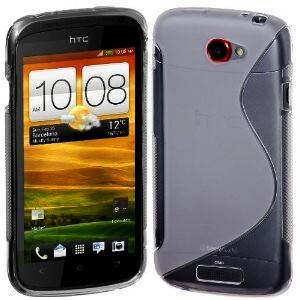 TPU S-Line Pouch for HTC One S (Smoke) - Cheap Shipping