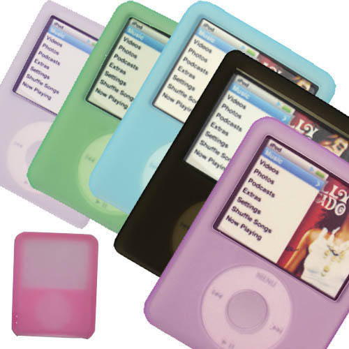 SILICONE SLEEVE FOR IPOD NANO 3G - VARIOUS COLORS