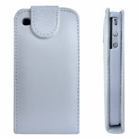 Leather Flip Case Pouch + Free Screen Protector for Apple iPhone 4