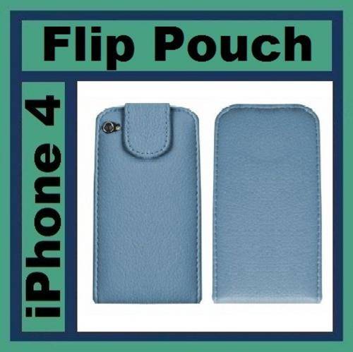 Apple iPhone 4 4S PU Leather Flip Case + Screen Protector