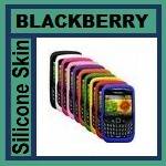 Embossed Silicone Skin for Blackberry Curve 8520 / 9300 - Multi Colours