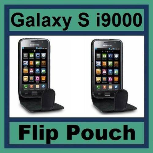 PU Leather Flip Case for Samsung Galaxy S i9000 Galaxy S Plus i9001 (Black)