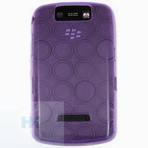 TPU Circle Gel Case for Blackberry Storm 9500 9530 Purple