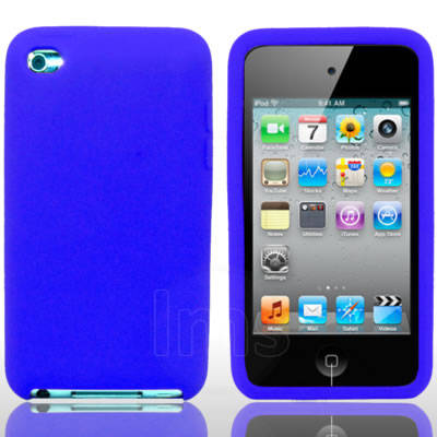 Soft Silicone Skin for Ipod Touch 4 Blue