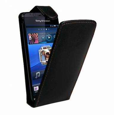 PU Leather Flip Case Pouch for Sony Ericsson Xperia Arc X12
