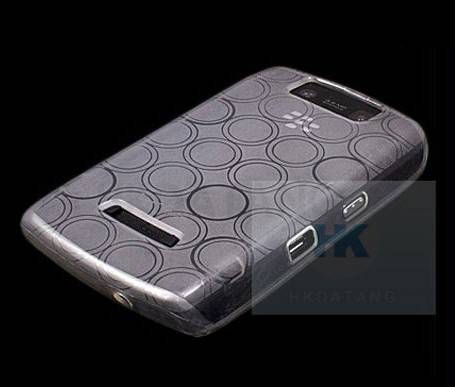 TPU Circle Gel Case for Blackberry Storm 9500 9530 Clear