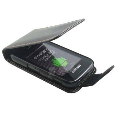 PU Leather Flip Case Pouch for Samsung Gio S5660