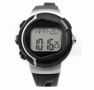 Pulse Heart Rate & Calorie Counter Sports Watch (Black)