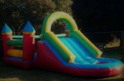 SLIDE JUMPING CARGO NET COMBO JUMPING CASTLE