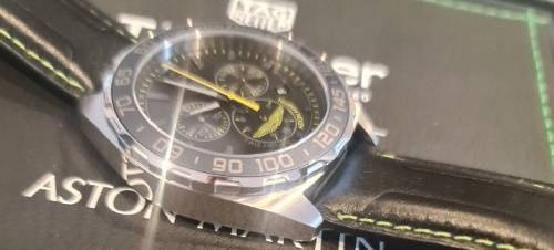 Tag Heuer F1 Chrono Aston Martin Limited Edition CAZ101P.FC8245 Mint Condition and complete set!