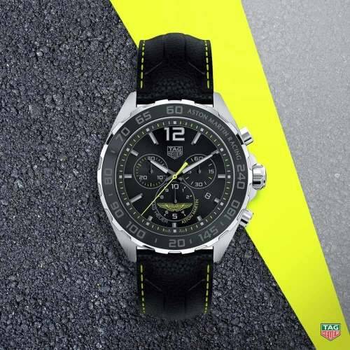 Tag Heuer F1 Chrono Aston Martin Limited Edition CAZ101P.FC8245 Mint Condition and complete set!